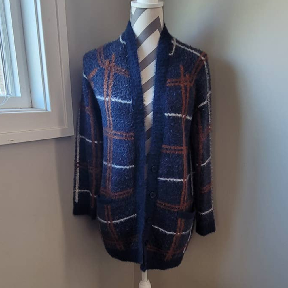ModCloth Cardigan Faux Mohair Medium